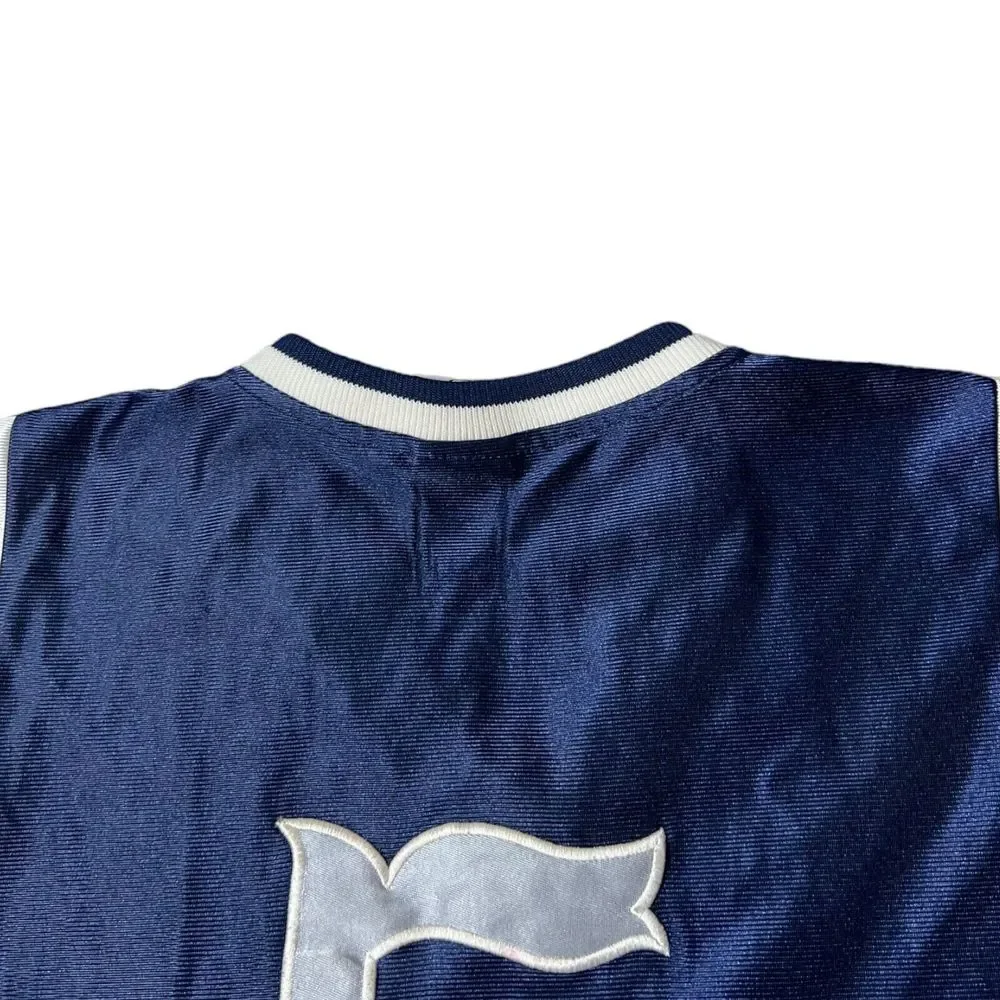 Alleson Athletic Tribe Dark Blue Basketball Jersey #5 Women’s Size L, USA Made.
